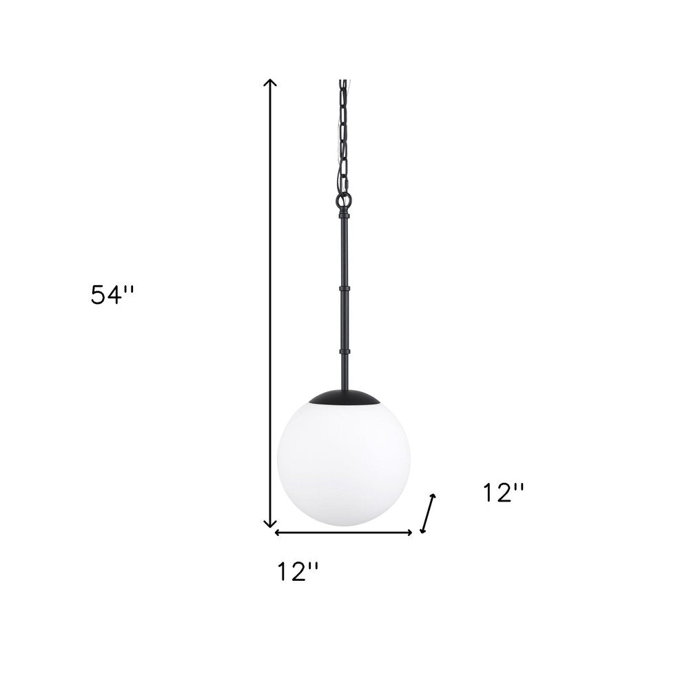 Black And White Single Metal Dimmable Ceiling Light With White Shades