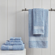 Organic - 6 Piece Towel Set - Blue