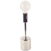 18" Silver Candlestick Lamp Base
