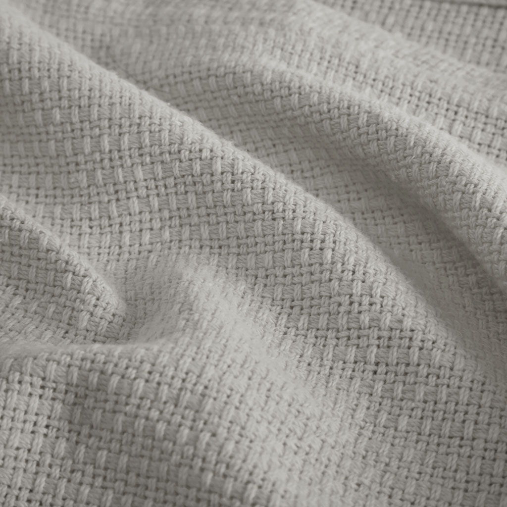 Freshspun Basketweave - King Blanket - Gray