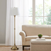 Athena - 59" Floor Lamp - Antique Brass