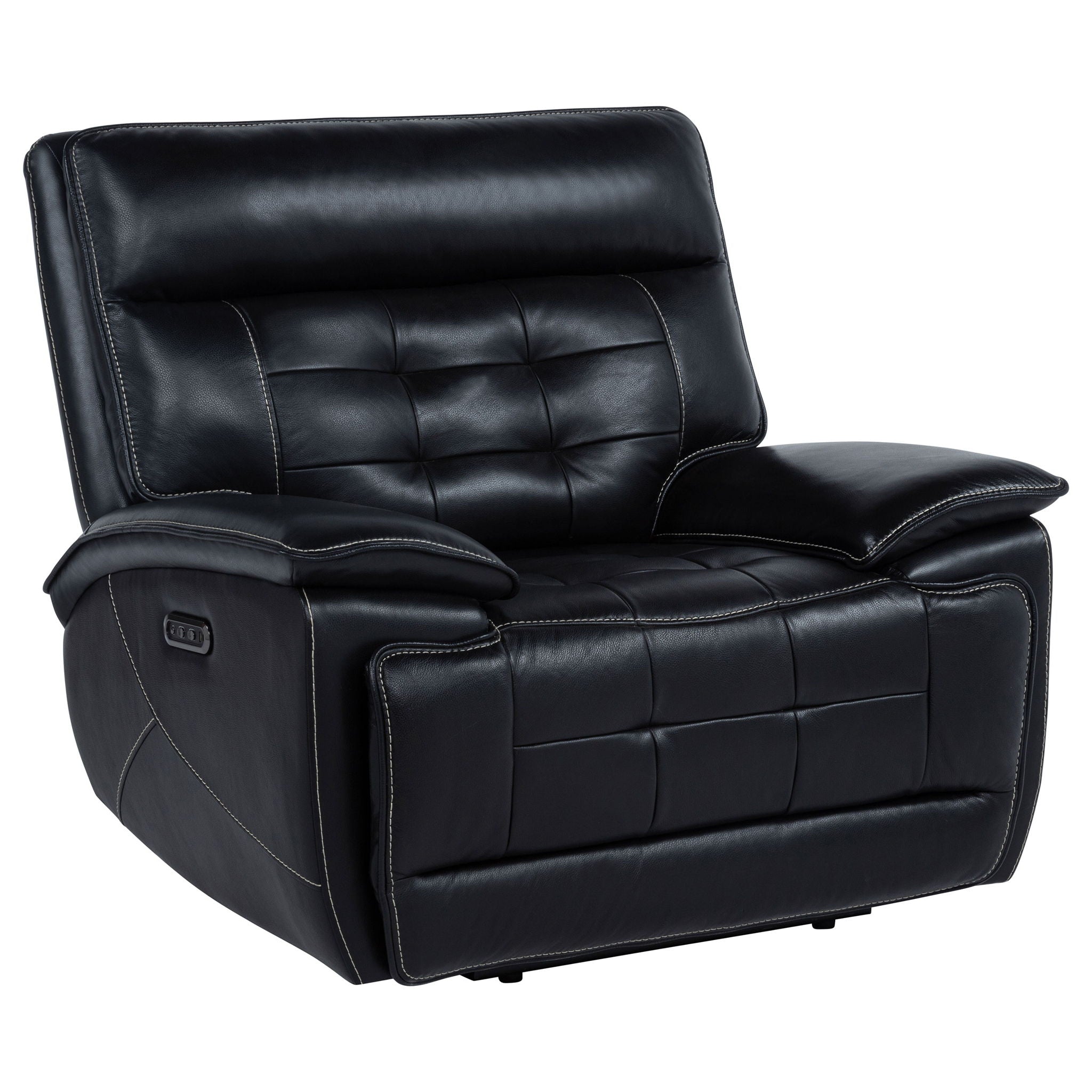 Hayden - Power Recliner With Dual Control, USB Charging Ports - Black