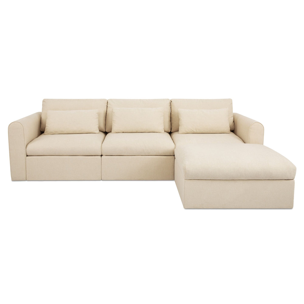 Swift - Lounge Modular Sectional - Light Beige