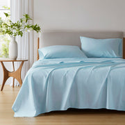 Cotton 144TC - King Solid Sheet Set - Light Blue