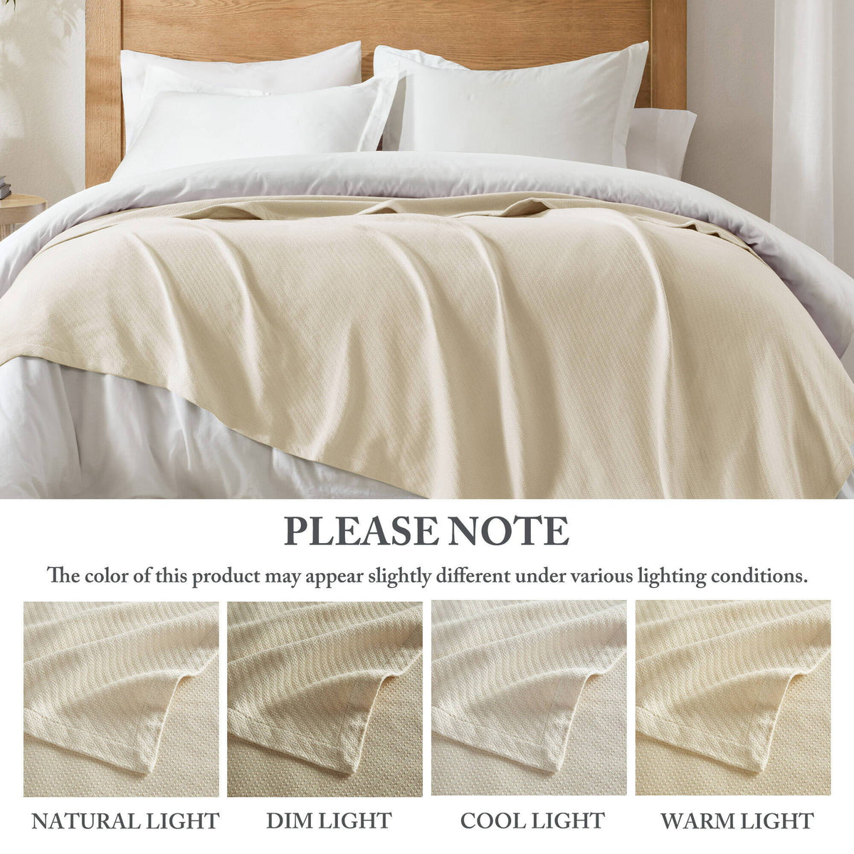 Liquid Cotton - Blanket - Ivory