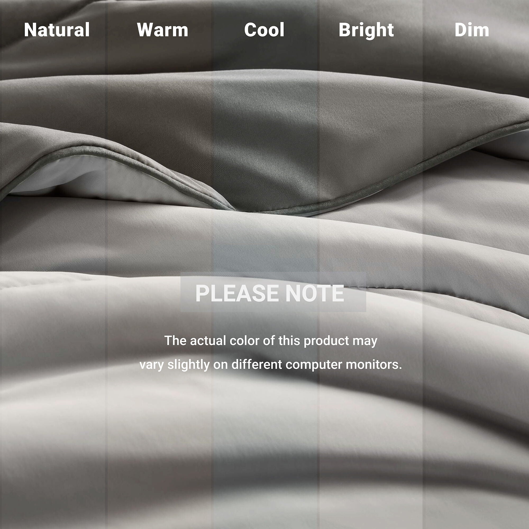 King/California King Reversible Tencel Comforter Blanket - Gray