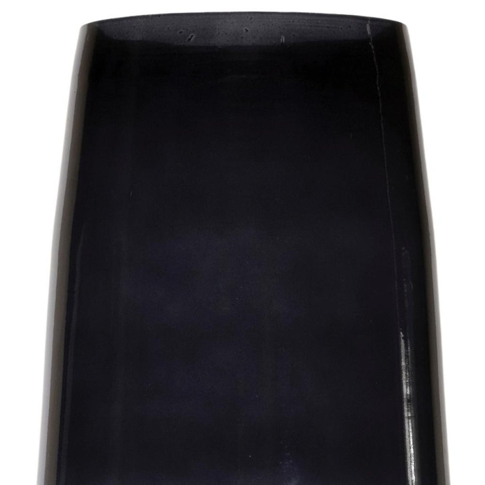 13" Blue Ombre Glass Tapered Table Vase