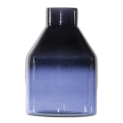 7" Blue Ombre Glass Cylinder Table Vase