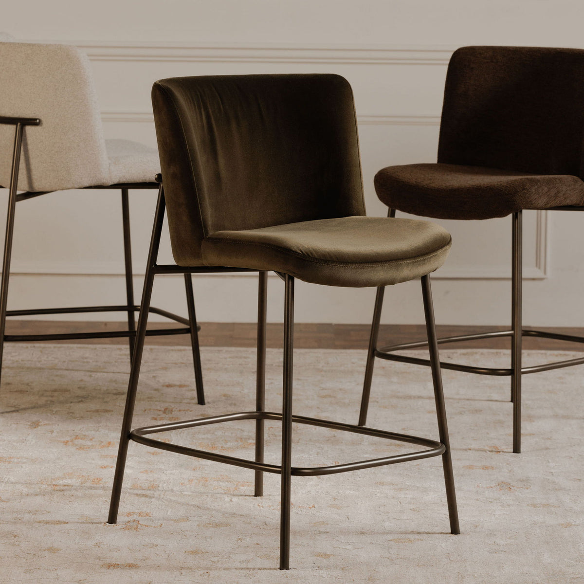 Early - Counter Stool - Dark Brown