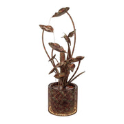 42" Brown Metal LED lights Birds Garden Hanging Wall or Door Decor