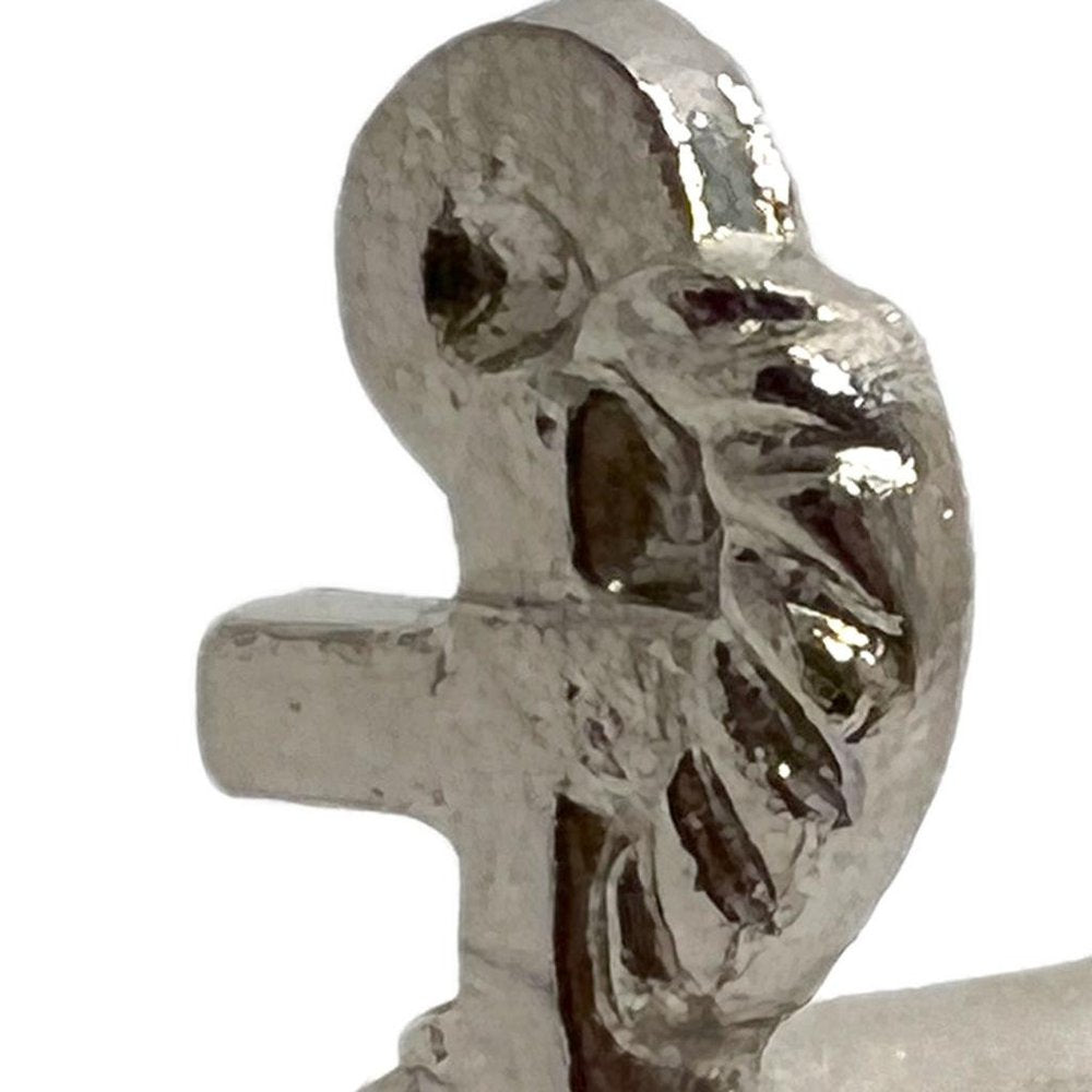 Set of Six Silver Nautical Anchor Knob Metal Drawer Pull Knobs