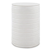 Borderline - White Drum Table