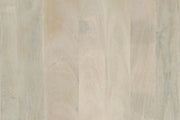 24" White Solid Wood Square Sled End Table