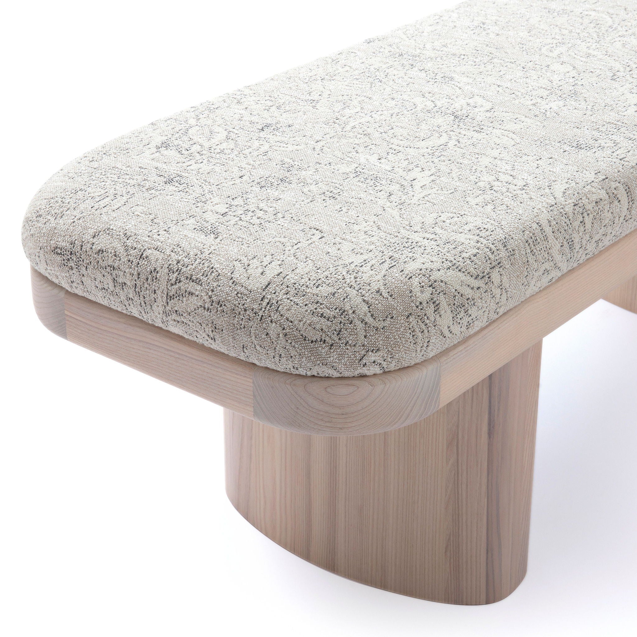 Ollie - Floral Jacquard Bench