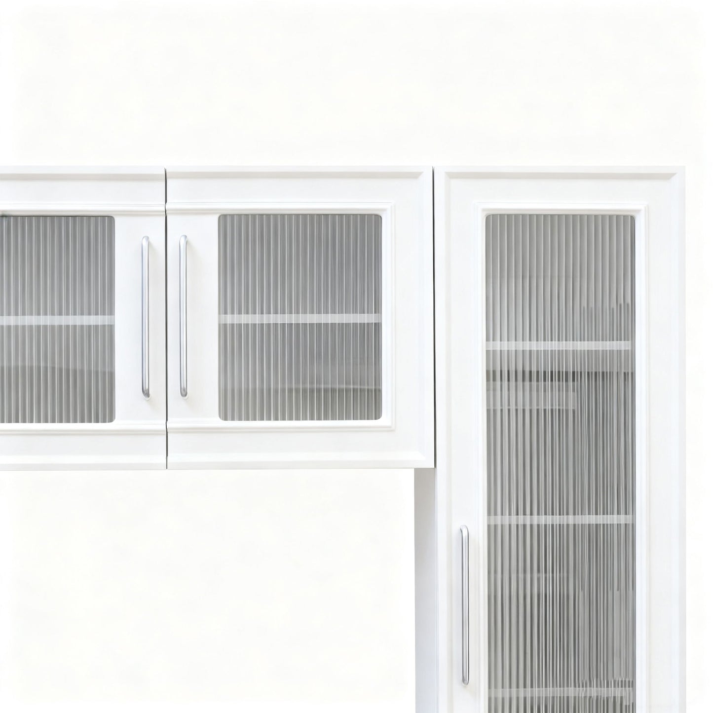 Wall Unit Modern Entertainment Center With Glass Doors