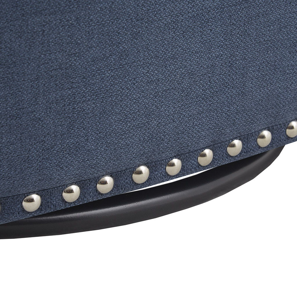 Tyler - Swivel Chair - Blue