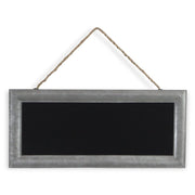 10" X 22" Gray Metal Hanging Chalkboard