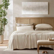 Queen Stretch Jersey Sheet Set - Ivory