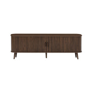 70" TV Stand, Media Center With Ample Storage - Dark Brown