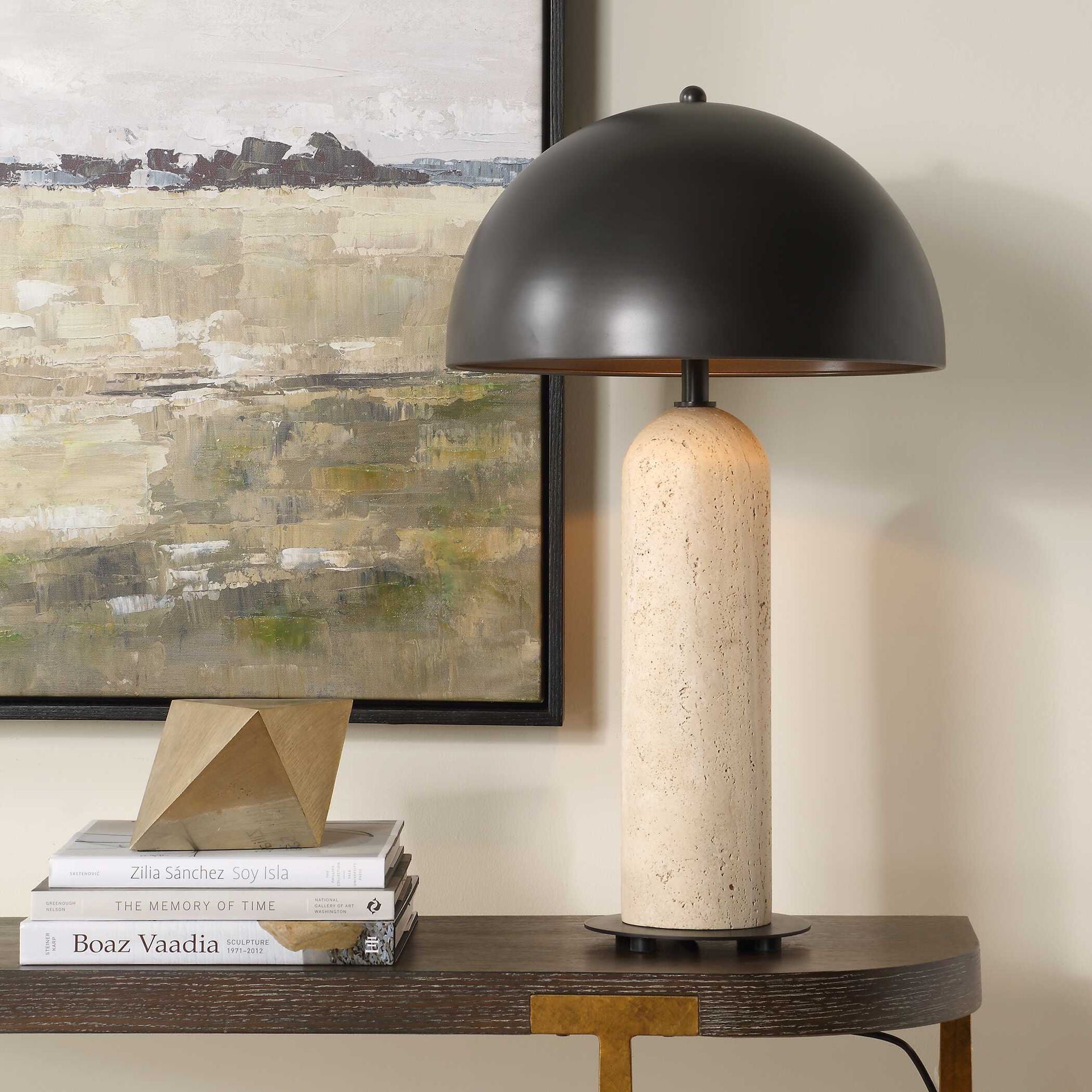 Tanaka - Indoor-Outdoor Table Lamp - Black / Beige