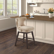 Emmett - 25.75" Swivel Counter Stool - Beige