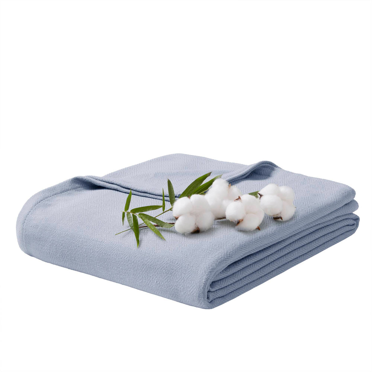 Bamboo Cotton - Twin Rayon From Blanket - Light Blue