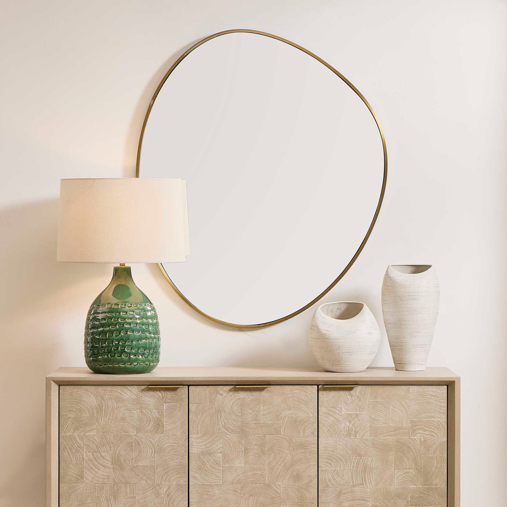 Distort - Mirror - Antique Brass