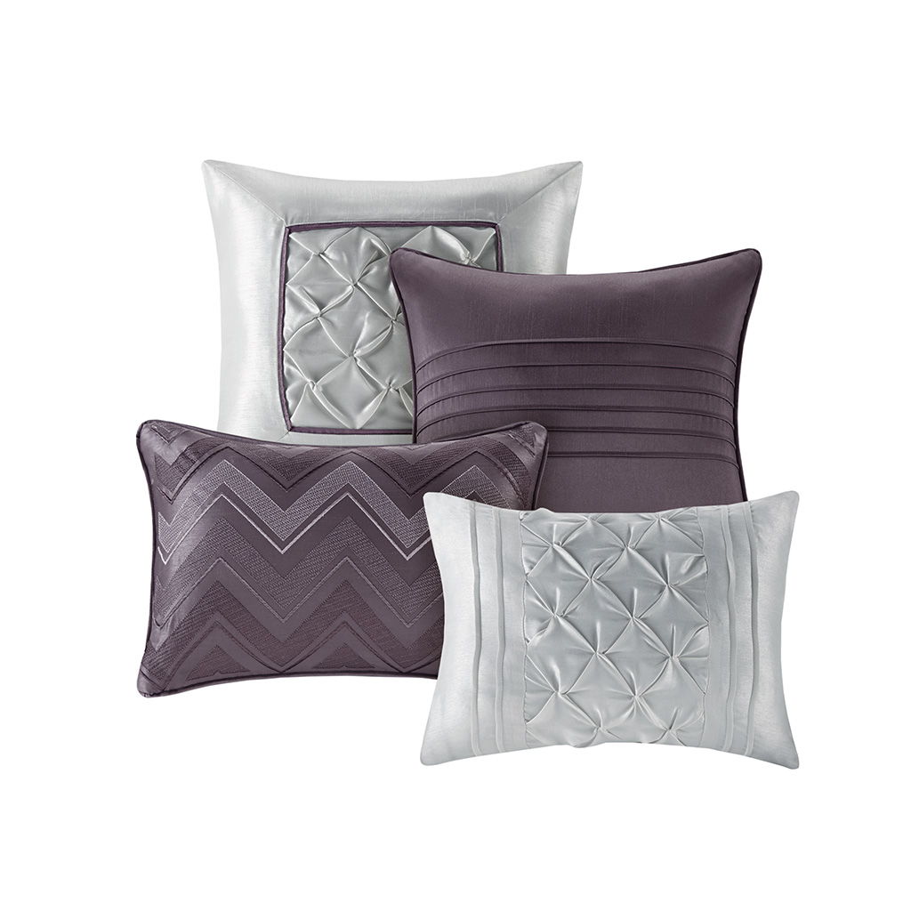 Joella - King 24 Piece Room In A Bag - Plum