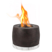8000 BTU 7" Black Stainless steel Bio-ethanol fuel Portable Round Fire Pit