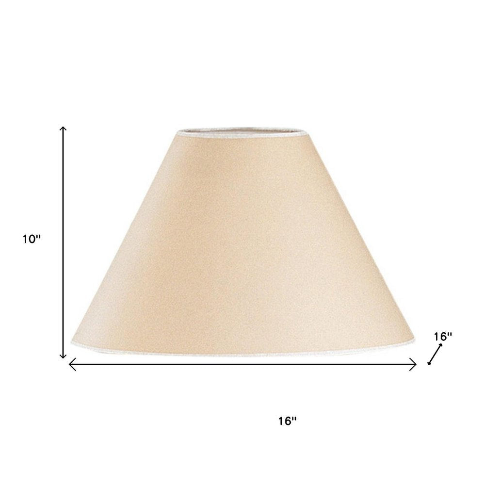 Light Brown Kraft Paper Plain Empire Lamp Shade