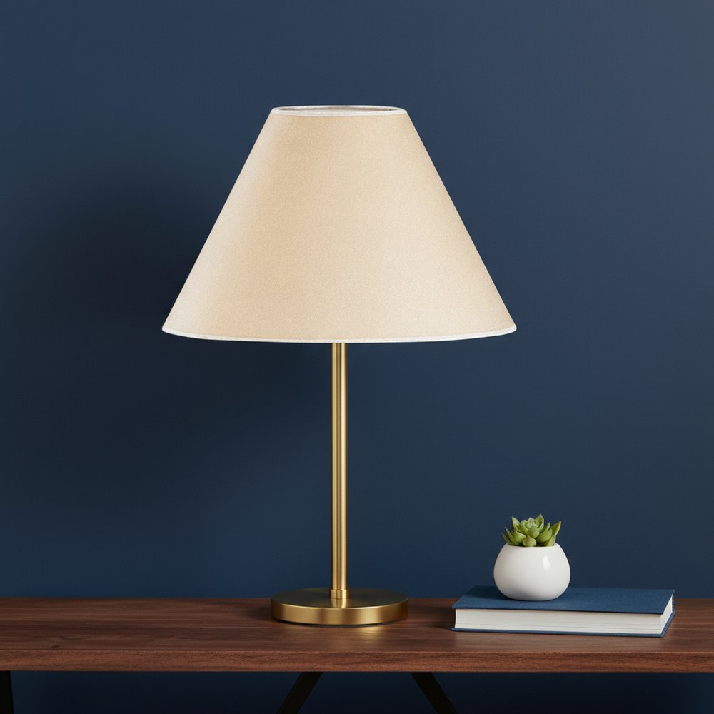 Light Brown Kraft Paper Plain Empire Lamp Shade