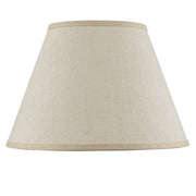 Light Brown Burlap Plain Drum Lamp Shade