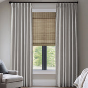 Emery - 40*102" 300GSM Poly Linen With 7 Pinch Pleat Per Piece - Gray