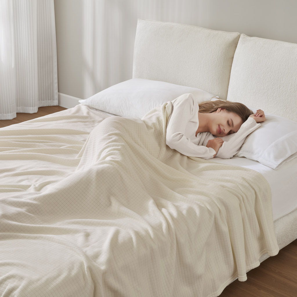 Microfleece - King Blanket - Taupe