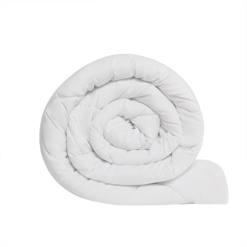 Microfiber With HeiQ Smart Temp - Oversized Down Alt Comforter With HeiQ Smart Temp Treatment - White