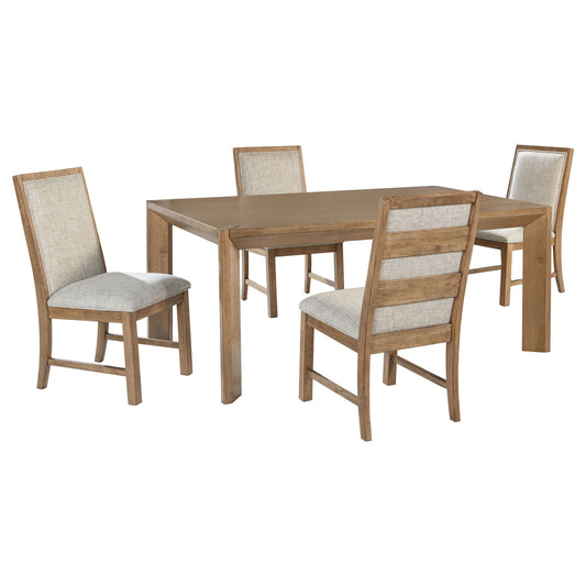 Rectangular Dining Set With Angular Legs