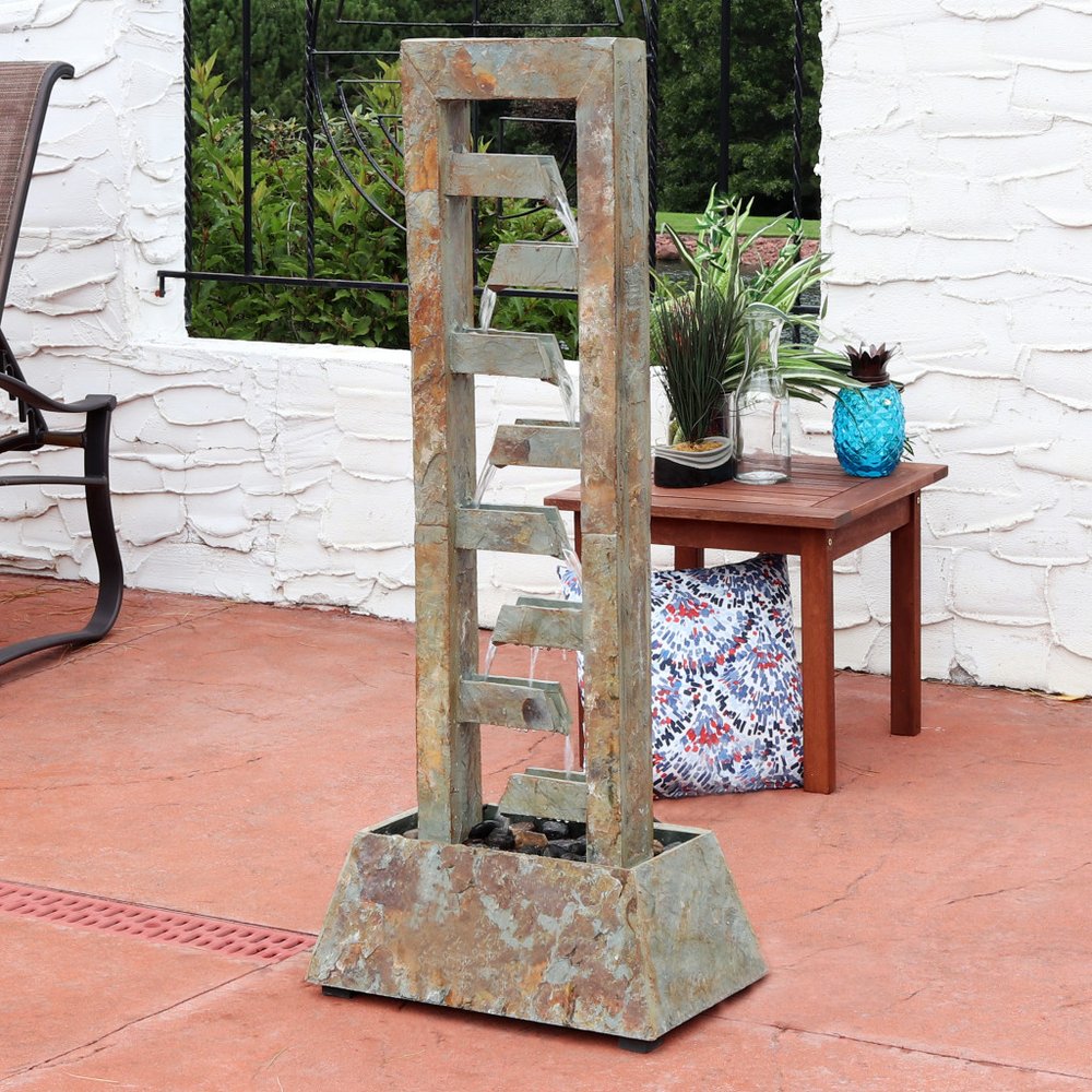 49" Gray Stone Garden Hanging Wall or Door Decor