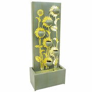 49" Light Green Steel LED lights Garden Hanging Wall or Door Decor