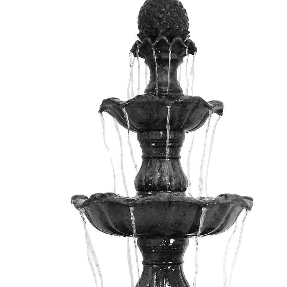 80" Black Heavy Duty Plastic Garden Hanging Wall or Door Decor