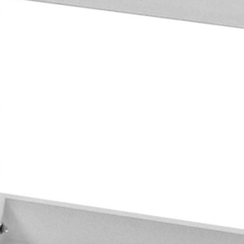 49" White Solid Wood Garden Hanging Wall or Door Decor