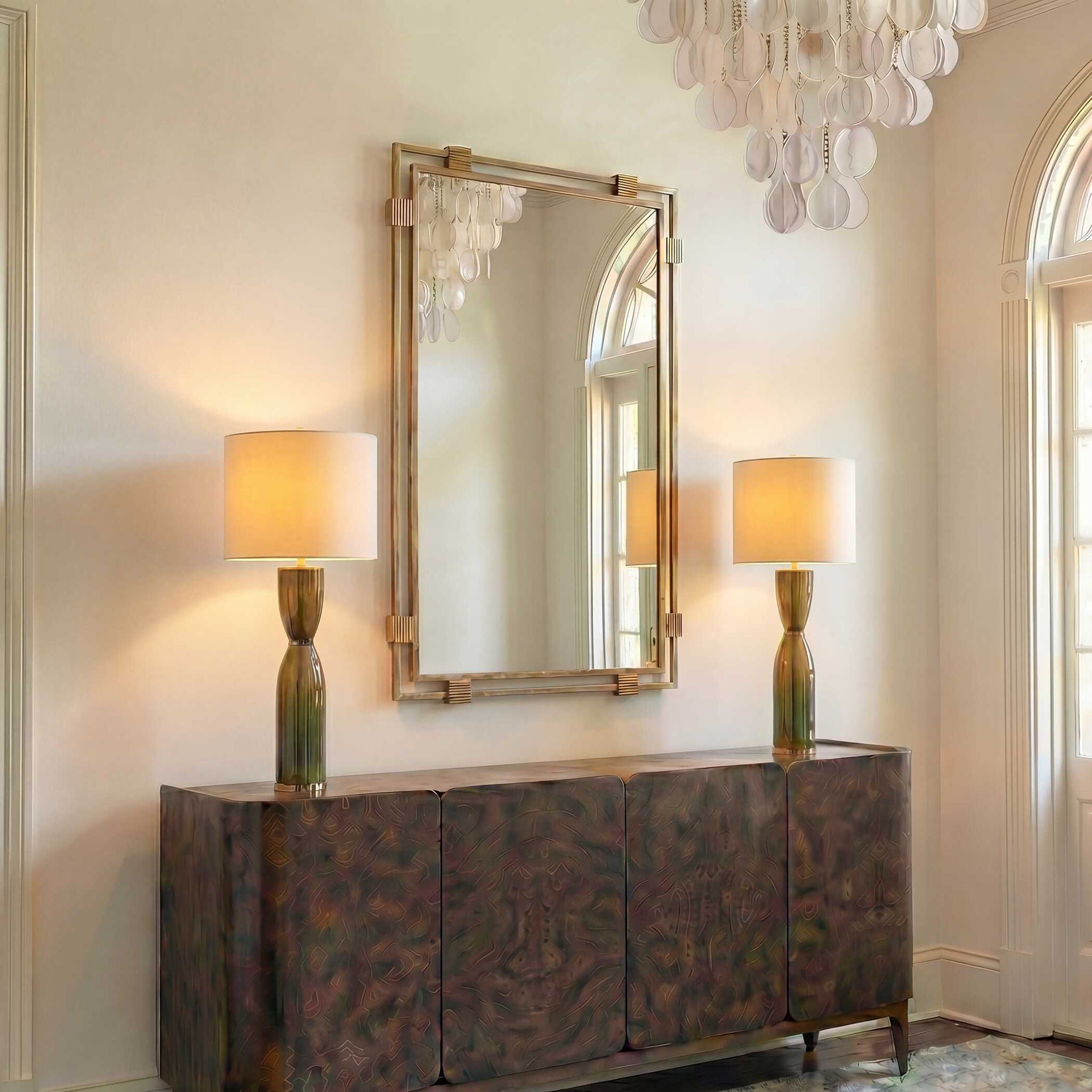 Elsher - Mirror - Vintage Gold