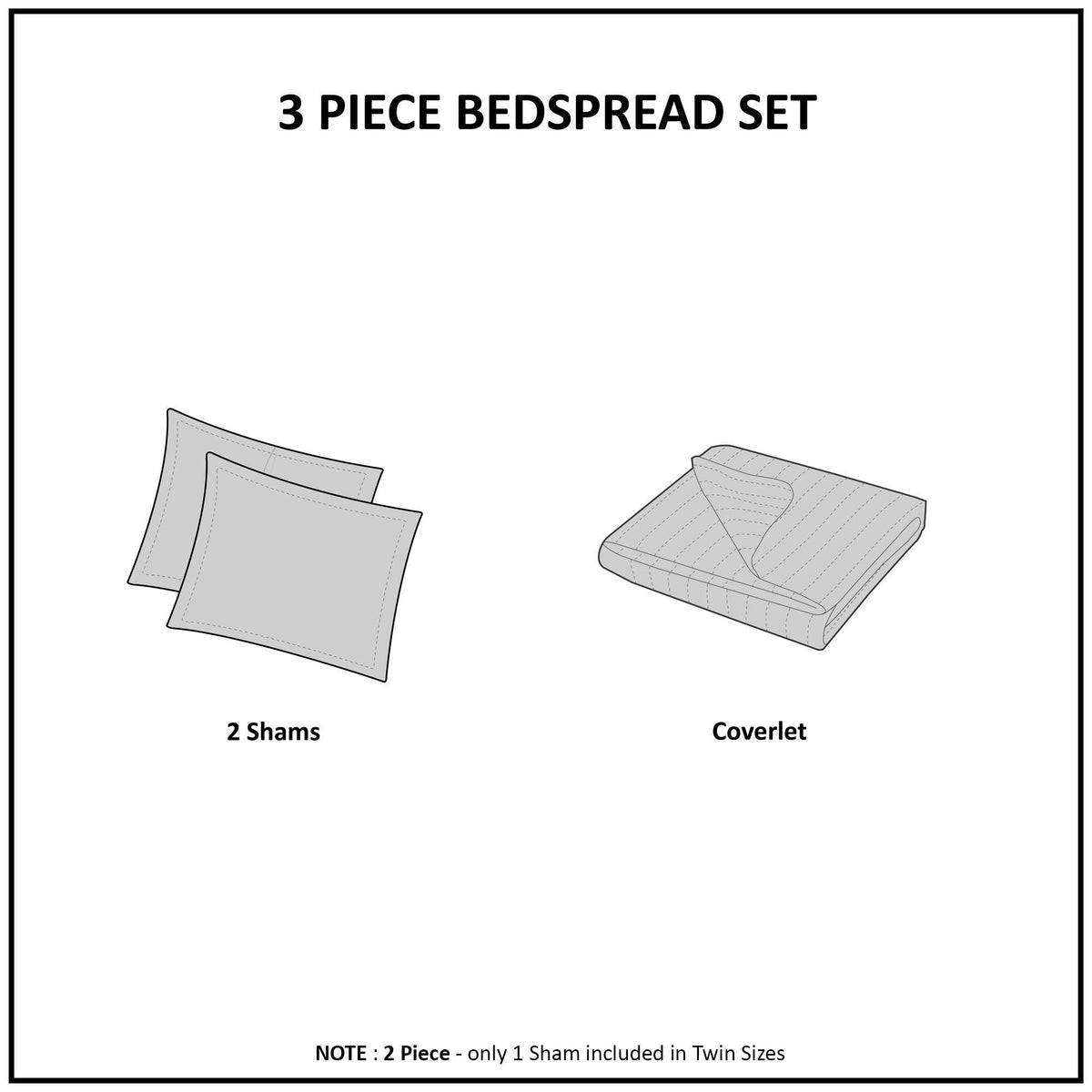 Harper - King Reversible 3 Piece Coverlet Set - Taupe