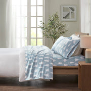Cozy Flannel - King 100% Printed Sheet Set - Blue Forest