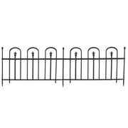 Black Steel Garden Stake