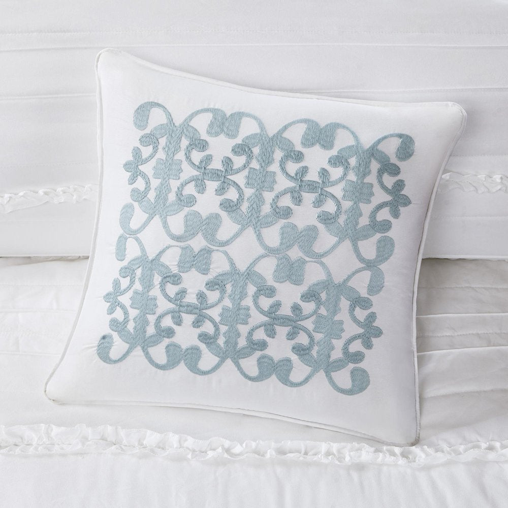72" X 2") White Polyester Decorative Comforter