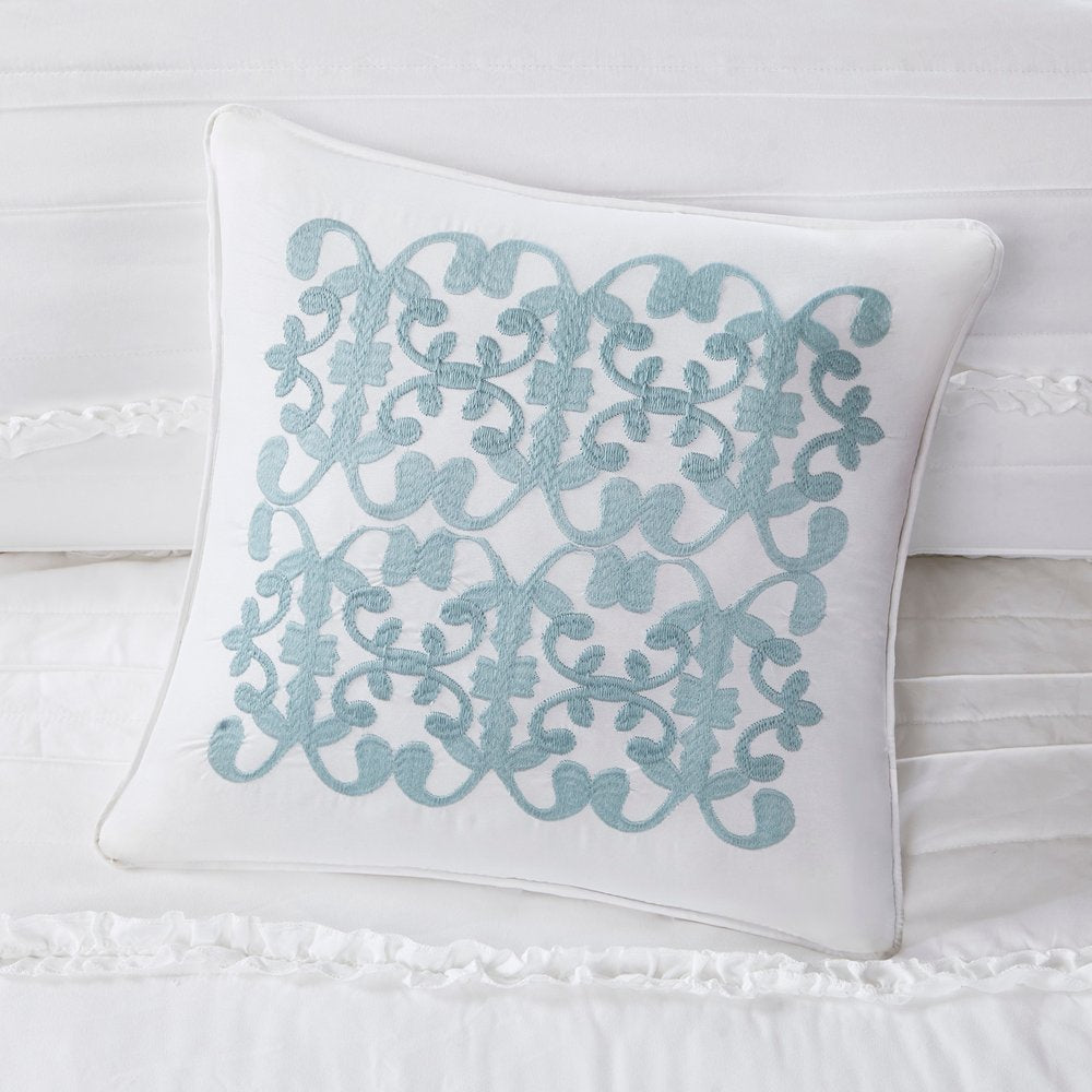 72" X 2") White Polyester Decorative Comforter
