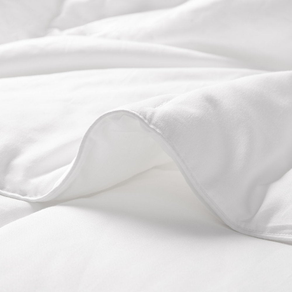 White Ring Stitch Sham And Comforter