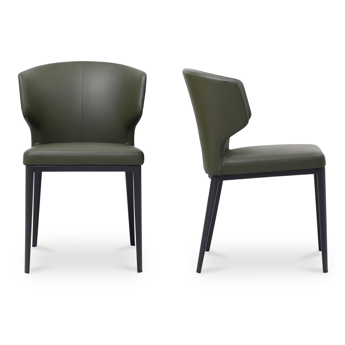 Delaney - Dining Chair (Set of 2) - Dark Green