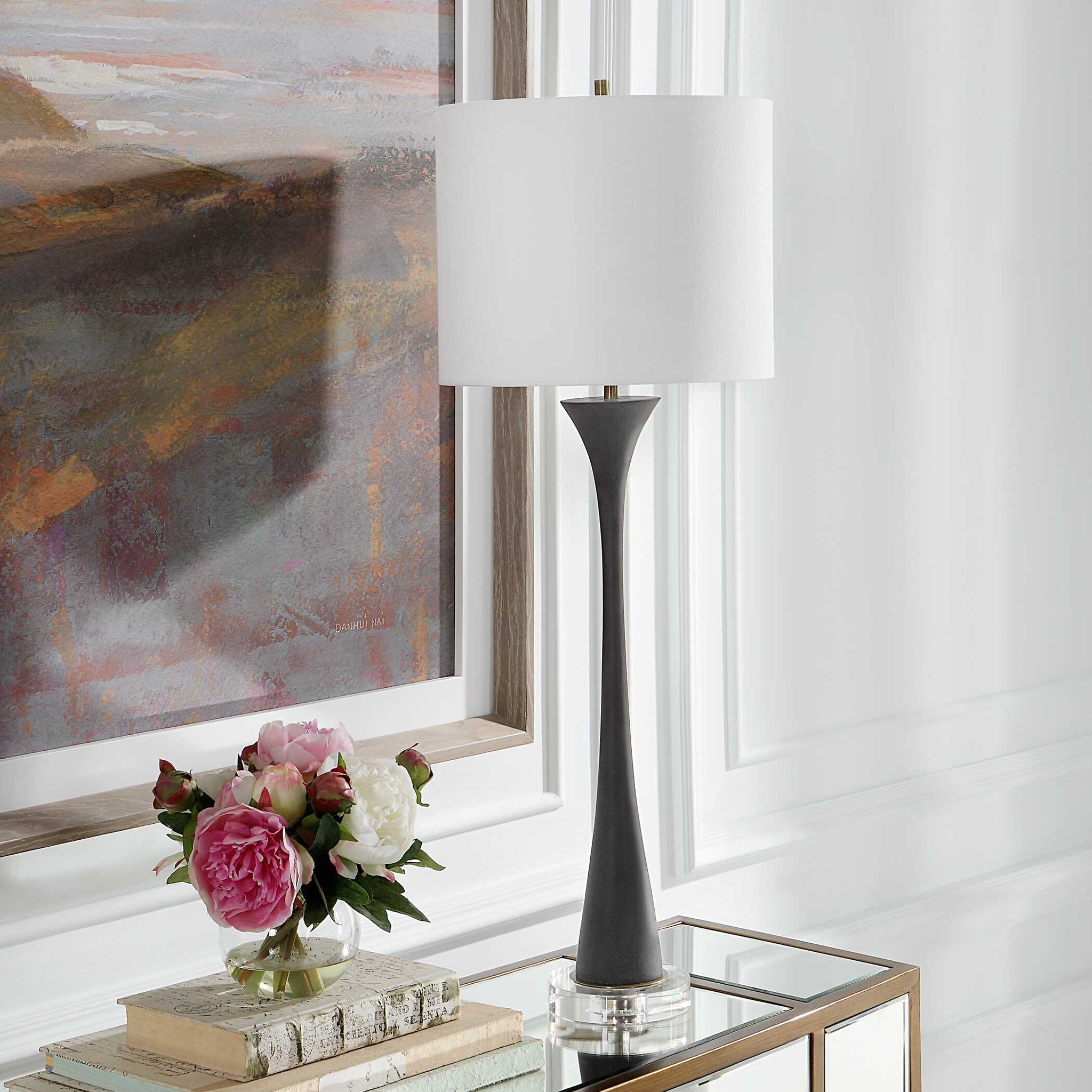 Fountain - Stone Buffet Lamp