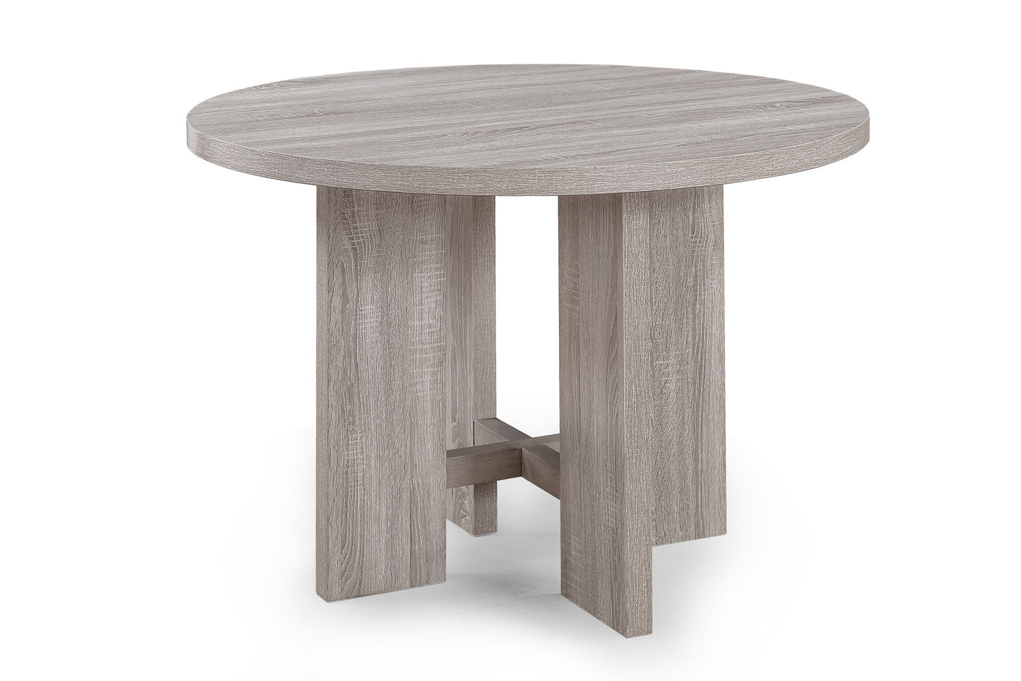 Amara - 5 Piece Round Dining Set Drift Wood - Drift Wood